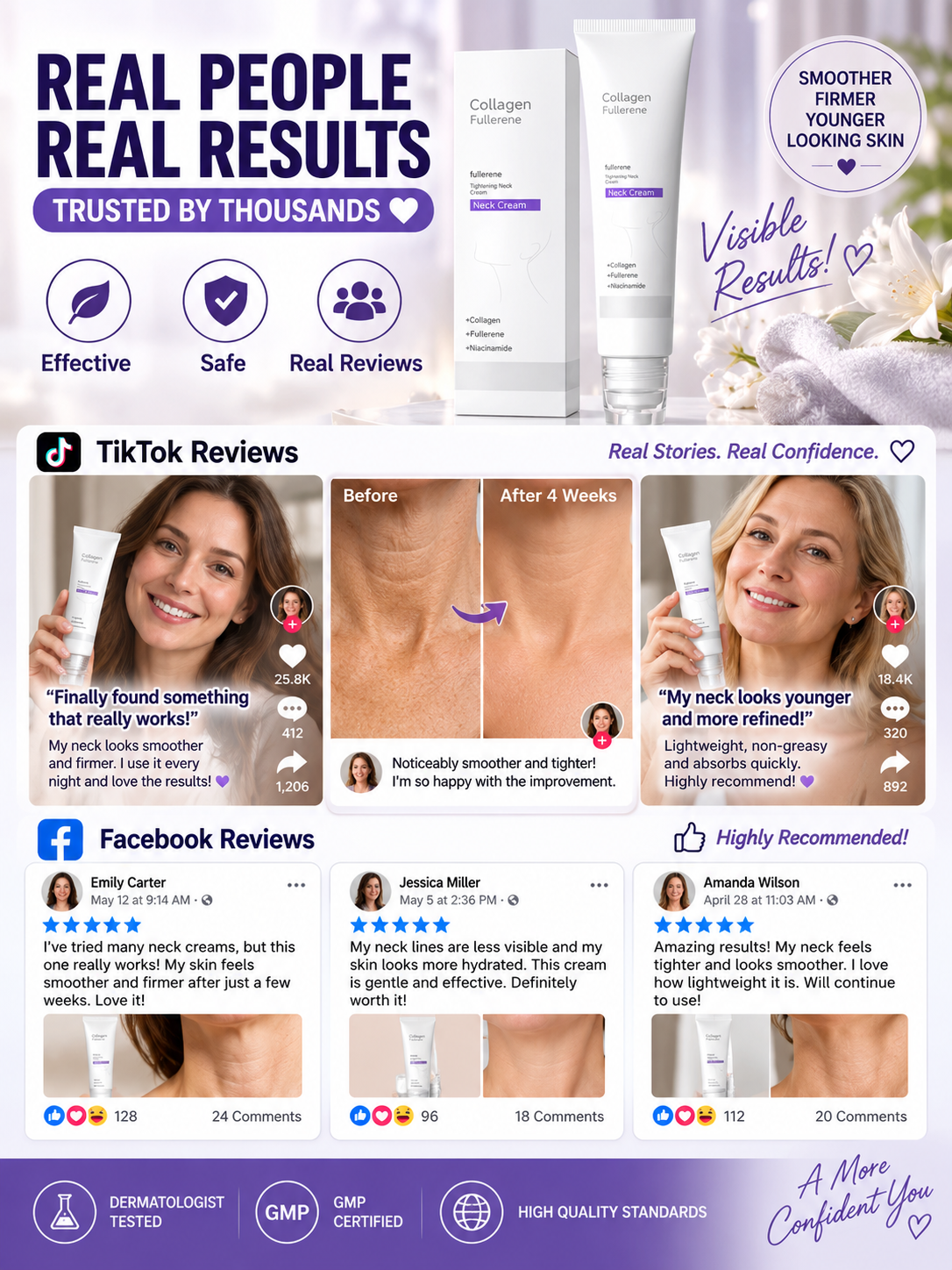 ⭐Ultimate Collagen Firming Cream | Targets All Types of Wrinkles for Younger-Looking Skin -III