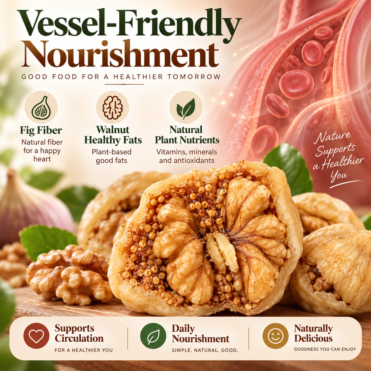 🌰 SUGAR-FREE FIG STUFFED WALNUTS -KPL