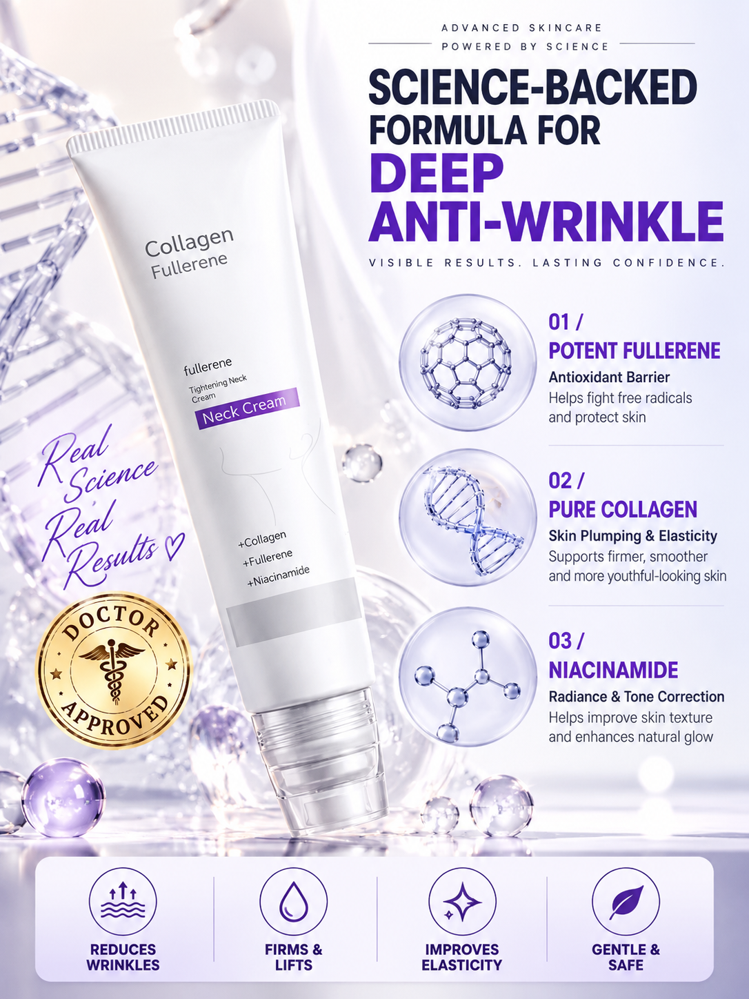 ⭐Ultimate Collagen Firming Cream | Targets All Types of Wrinkles for Younger-Looking Skin -III