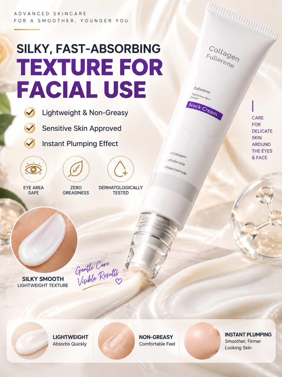 ⭐Ultimate Collagen Firming Cream | Targets All Types of Wrinkles for Younger-Looking Skin -III
