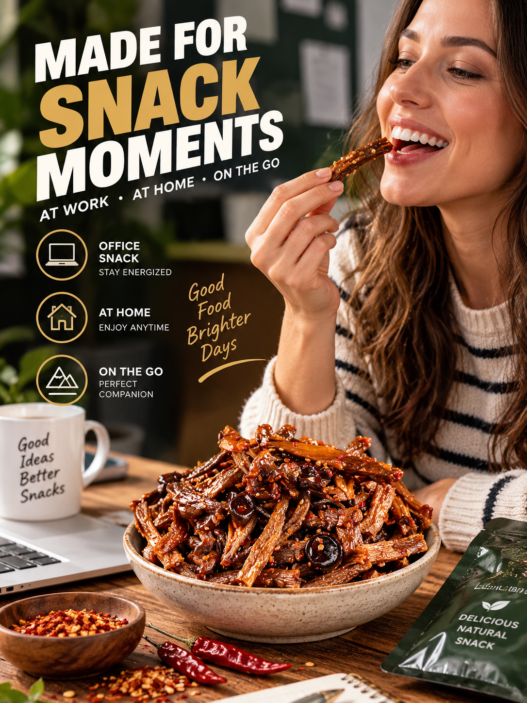 🌶️🌶️MEDIUM HEAT | Spicy Wild Mushrooms | Crispy yet chewy—simply irresistible-III
